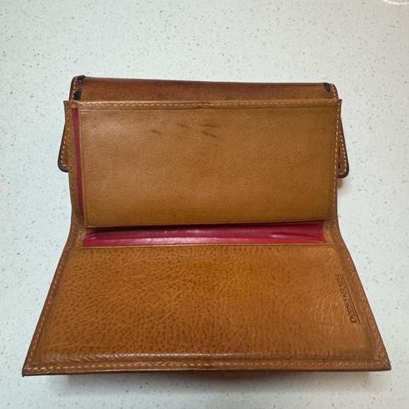 Dooney Bourke Brown/Natural Women’s Leather Wallet - Picture 7 of 13